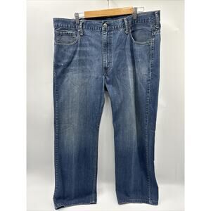 Levis 569 Jeans Mens 40x32 Loose Straight Dark Denim Cotton ACTUAL SIZE 40x30